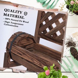 Outsunny 2 επιπέδων φυτευτή εξωτερικού χώρου με τρύπες αποστράγγιση...