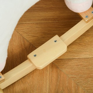 HOMCOM Rocking Horse - Λευκό 330-142