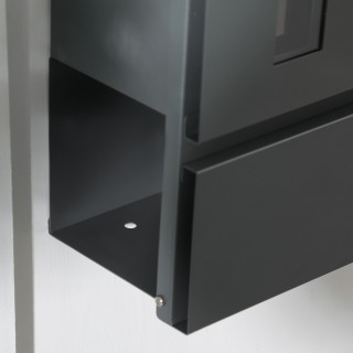 Μεταλλικό Γραμματοκιβώτιο 37 x 10.5 x 37 cm HOMCOM B80-009V00CG