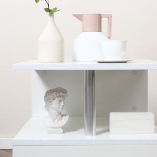 Τραπεζάκι σαλονιού HomCom Μοντέρνο Χαμηλό Σαλόνι σε Λευκό Ξύλο, 50x... Τραπεζάκι σαλονιού HomCom Μοντέρνο Χαμηλό Σαλόνι σε Λευκό Ξύλο, 50x...