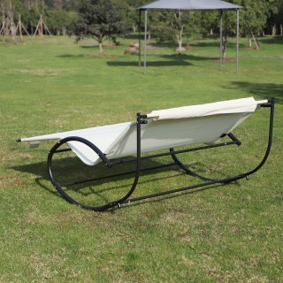 Outsunny 2θέσια ξαπλώστρα, Rocking Garden Lounge σε μεταλλικό και κ... Outsunny 2θέσια ξαπλώστρα, Rocking Garden Lounge σε μεταλλικό και κ...