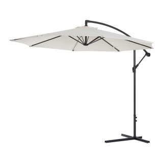 Outsunny Parasol Decentralized Garden Umbrella Beach Iron 3M, Μπεζ ... Outsunny Parasol Decentralized Garden Umbrella Beach Iron 3M, Μπεζ ...