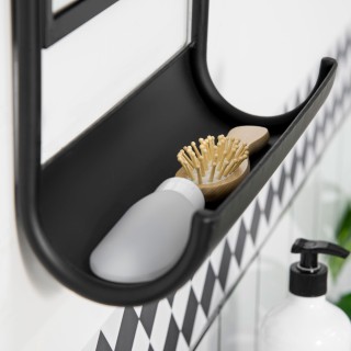 Καθρέφτης τοίχου HOMCOM με κάτω ράφι και μεταλλική κατασκευή, 36,2x... Καθρέφτης τοίχου HOMCOM με κάτω ράφι και μεταλλική κατασκευή, 36,2x...