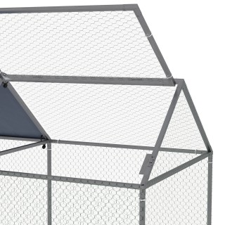 PawHut Steel Animal Cage με υφασμάτινη οροφή Oxford και μανταλάκια,... PawHut Steel Animal Cage με υφασμάτινη οροφή Oxford και μανταλάκια,...