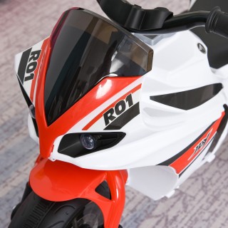 Τρίτροχο παιχνίδι μοτοσυκλέτας Homcom για παιδιά 18-36 μηνών με μου...