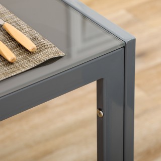 Σετ τραπεζαρίας HOMCOM 5 τεμαχίων με 1 τραπεζαρία και 4 μοντέρνες κ...