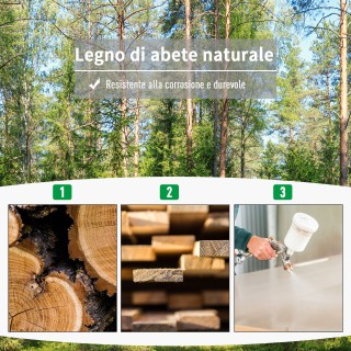 Outsunny φυτευτή εξωτερικού χώρου σε ξύλο με πλάτη πλέγματος για κλ... Outsunny φυτευτή εξωτερικού χώρου σε ξύλο με πλάτη πλέγματος για κλ...