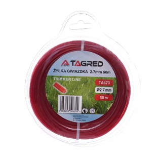 Νήμα Μεσινέζας Θαμνοκοπτικού 2.7 mm x 50 m TAGRED TA473 Νήμα Μεσινέζας Θαμνοκοπτικού 2.7 mm x 50 m TAGRED TA473