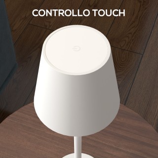 Φορητό επιτραπέζιο φωτιστικό HOMCOM σε ακρυλικό και μέταλλο 3600mAh... Φορητό επιτραπέζιο φωτιστικό HOMCOM σε ακρυλικό και μέταλλο 3600mAh...