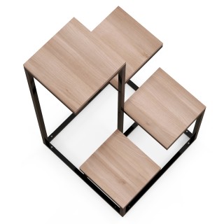 Outsunny φυτικό ράφι 4 επιπέδων από ατσάλι και ξύλο, 40x40x75,5 cm,... Outsunny φυτικό ράφι 4 επιπέδων από ατσάλι και ξύλο, 40x40x75,5 cm,...