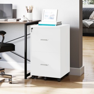 Ντουλάπι γραφείου Vinsetto με 2 συρτάρια και 5 ρόδες, αρχειοθήκη απ...