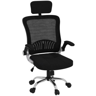 Καρέκλα γραφείου HOMCOM με ρυθμιζόμενο προσκέφαλο και ύψος, διχτυωτ... Καρέκλα γραφείου HOMCOM με ρυθμιζόμενο προσκέφαλο και ύψος, διχτυωτ...