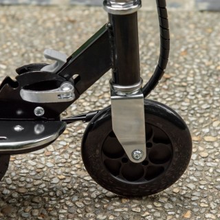 HOMCOM Πτυσσόμενο ηλεκτρικό σκούτερ με σέλα 2 τροχούς Ρυθμιζόμενο τ...