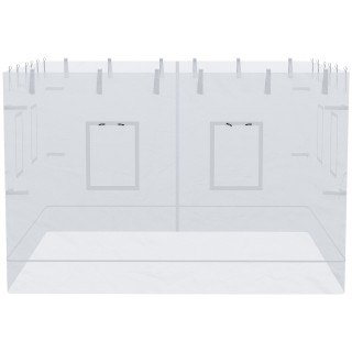 Outsunny 3x3 Nylon Gazebo Wall, Σετ 3 τεμαχίων κουνουπιέρα με 6 παρ... Outsunny 3x3 Nylon Gazebo Wall, Σετ 3 τεμαχίων κουνουπιέρα με 6 παρ...