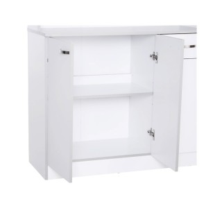 Ντουλάπα Κουζίνας 101 x 39 x 180 cm HOMCOM 801-026 Ντουλάπα Κουζίνας 101 x 39 x 180 cm HOMCOM 801-026