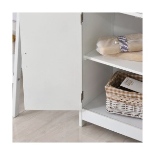 Ντουλάπι Μπάνιου με 1 Συρτάρι 59 x 29 x 80 cm Kleankin 834-241 Ντουλάπι Μπάνιου με 1 Συρτάρι 59 x 29 x 80 cm Kleankin 834-241