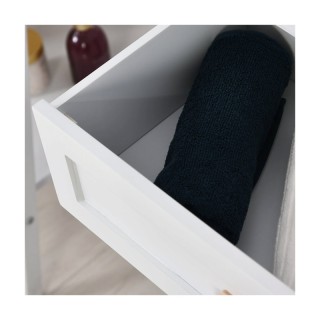 Ντουλάπι Μπάνιου με 1 Συρτάρι 59 x 29 x 80 cm Kleankin 834-241 Ντουλάπι Μπάνιου με 1 Συρτάρι 59 x 29 x 80 cm Kleankin 834-241