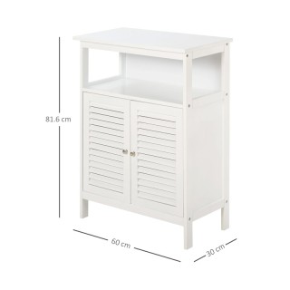 Ντουλάπι Μπάνιου με 2 Ράφια 60 x 30 x 81.6 cm Kleankin 834-217