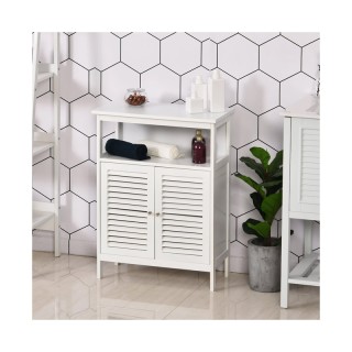 Ντουλάπι Μπάνιου με 2 Ράφια 60 x 30 x 81.6 cm Kleankin 834-217 Ντουλάπι Μπάνιου με 2 Ράφια 60 x 30 x 81.6 cm Kleankin 834-217