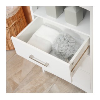 Ντουλάπι Μπάνιου με 3 Συρτάρια και 1 Ράφι 40 x 33 x 80 cm Kleankin ...