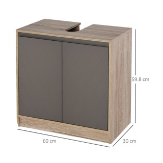 Ντουλάπι Νιπτήρα 60 x 30 x 59.8 cm HOMCOM 834-243