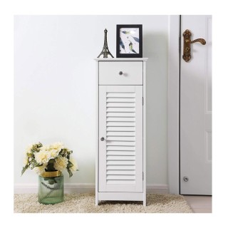 Ντουλάπι Μπάνιου 32 x 30 x 87 cm Songmics BBC43WT Ντουλάπι Μπάνιου 32 x 30 x 87 cm Songmics BBC43WT