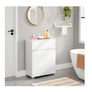 Ντουλάπι Μπάνιου 60 x 30 x 80 cm VASAGLE BBK140W01 Ντουλάπι Μπάνιου 60 x 30 x 80 cm VASAGLE BBK140W01