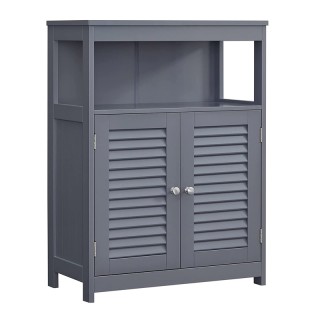Ντουλάπι Μπάνιου 60 x 30 x 80 cm Χρώματος Γκρι VASAGLE BBC040G01 Ντουλάπι Μπάνιου 60 x 30 x 80 cm Χρώματος Γκρι VASAGLE BBC040G01