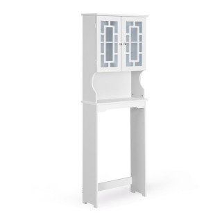 Ντουλάπι Μπάνιου με 3 Ράφια και Θήκη για Πλυντήριο 60 x 22 x 170.5 ... Ντουλάπι Μπάνιου με 3 Ράφια και Θήκη για Πλυντήριο 60 x 22 x 170.5 ...