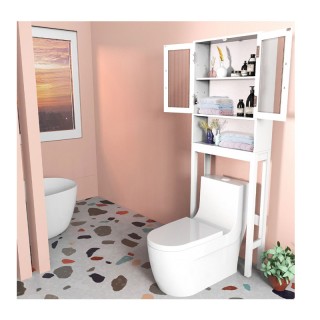 Ντουλάπι Μπάνιου Τουαλέτας με 3 Ράφια 57.5 x 18.5 x 163 cm Costway ... Ντουλάπι Μπάνιου Τουαλέτας με 3 Ράφια 57.5 x 18.5 x 163 cm Costway ...