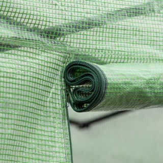 Θερμοκήπιο Outsunny Outdoor Tunnel με κάλυμμα πολυαιθυλενίου, αρθρω...