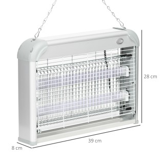 Outsunny 20W για έντομα και κουνουπιέρες με φώτα UV LED με αφαιρούμ... Outsunny 20W για έντομα και κουνουπιέρες με φώτα UV LED με αφαιρούμ...