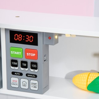 AIYAPLAY Play Kitchen for Children με Ρυθμιζόμενο Ύψος, Ήχους, Φώτα...