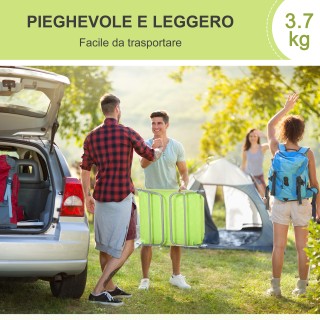 Outsunny Πτυσσόμενη Ξαπλώστρα με Μαξιλάρι για Garden Beach Ανοιχτό ...