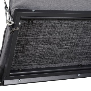 Ανακλινόμενη κουνιστή πολυθρόνα Outsunny 3 θέσεων από ύφασμα με μαξ... Ανακλινόμενη κουνιστή πολυθρόνα Outsunny 3 θέσεων από ύφασμα με μαξ...