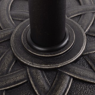 Outsunny Βάση Ομπρέλας Ρητίνης 19kg με Διακοσμητικά και Ζεύκτη, Αντ...