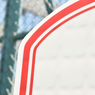 HOMCOM Τσέρκι Μπάσκετ Ρυθμιζόμενο Ύψος 5 Επιπέδων 175-215cm, Μεταλλ...