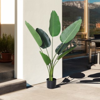 Φυτό Outsunny Τεχνητό Bird of Paradise Ύψος 120 cm με γλάστρα για ε... Φυτό Outsunny Τεχνητό Bird of Paradise Ύψος 120 cm με γλάστρα για ε...