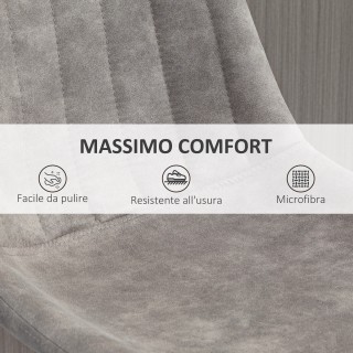 HOMCOM Σετ 2 σκαμπό μπαρ με πλάτη, υποπόδιο και ρυθμιζόμενο ύψος βι...