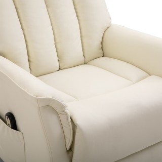 Ανύψωση πολυθρόνας HOMCOM Relax με τηλεχειριστήριο, ανάκλιση με κρέ...