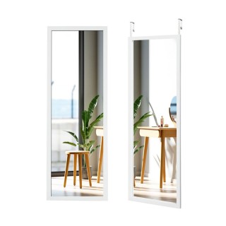 Ολόσωμος Ξύλινος Καθρέπτης Τοίχου 37 x 2 x 120 cm Costway HW66332WH Ολόσωμος Ξύλινος Καθρέπτης Τοίχου 37 x 2 x 120 cm Costway HW66332WH