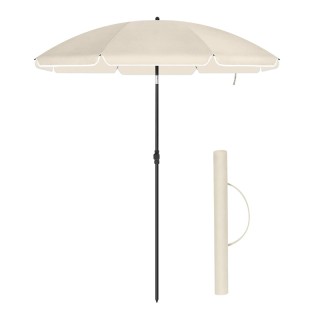 Ομπρέλα Δαπέδου από Ατσάλι 1.6 m Χρώματος Μπεζ Songmics GPU60WTV1 Ομπρέλα Δαπέδου από Ατσάλι 1.6 m Χρώματος Μπεζ Songmics GPU60WTV1