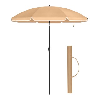 Ομπρέλα Δαπέδου από Ατσάλι 1.6 m Χρώματος Taupe Songmics GPU60BR Ομπρέλα Δαπέδου από Ατσάλι 1.6 m Χρώματος Taupe Songmics GPU60BR