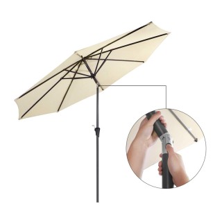 Ομπρέλα Δαπέδου από Ατσάλι 3 m με Στρόφαλο Songmics GPU30BE Ομπρέλα Δαπέδου από Ατσάλι 3 m με Στρόφαλο Songmics GPU30BE