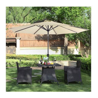 Ομπρέλα Δαπέδου από Ατσάλι 3 m με Στρόφαλο Songmics GPU30BE Ομπρέλα Δαπέδου από Ατσάλι 3 m με Στρόφαλο Songmics GPU30BE