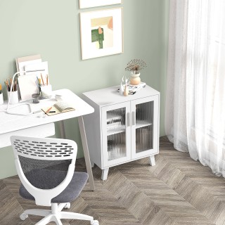 HOMCOM Μοντέρνος μπουφές πολλαπλών χρήσεων με 2 διάφανες πόρτες και... HOMCOM Μοντέρνος μπουφές πολλαπλών χρήσεων με 2 διάφανες πόρτες και...