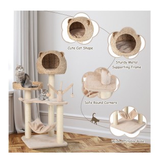 Δέντρο Γάτας - Ονυχοδρόμιο 49.5 x 49.5 x 121 cm Costway PV10069NA Δέντρο Γάτας - Ονυχοδρόμιο 49.5 x 49.5 x 121 cm Costway PV10069NA