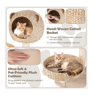 Δέντρο Γάτας - Ονυχοδρόμιο 49.5 x 49.5 x 121 cm Costway PV10069NA Δέντρο Γάτας - Ονυχοδρόμιο 49.5 x 49.5 x 121 cm Costway PV10069NA