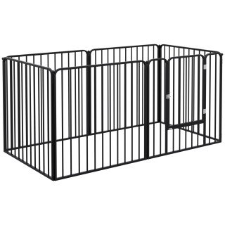 PawHut Dog Fence με 6 Modular Panel Indoor and Outdoor, Ατσάλι, 164... PawHut Dog Fence με 6 Modular Panel Indoor and Outdoor, Ατσάλι, 164...