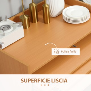 HOMCOM Πτυσσόμενη τραπεζαρία max 5 ατόμων σε μοριοσανίδα και ατσάλι...